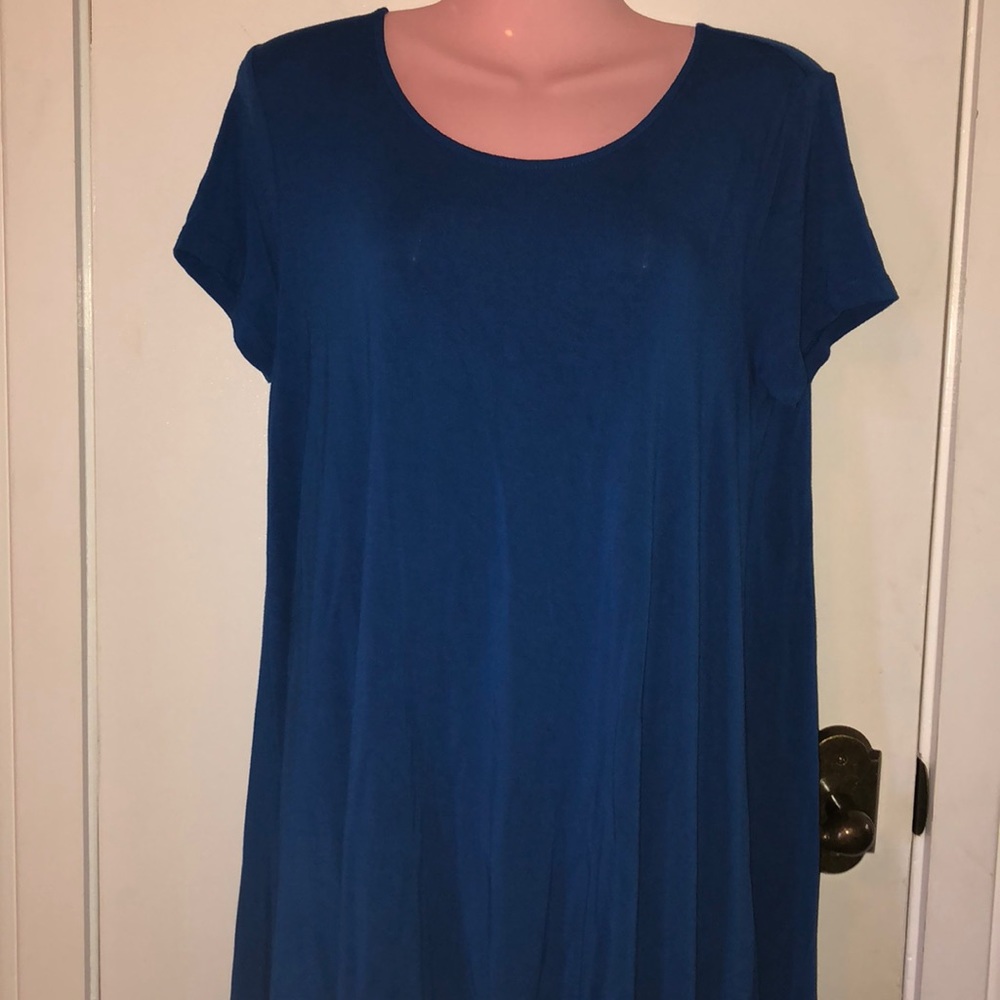Old Navy blue dress size Med. - Picture 4 of 7